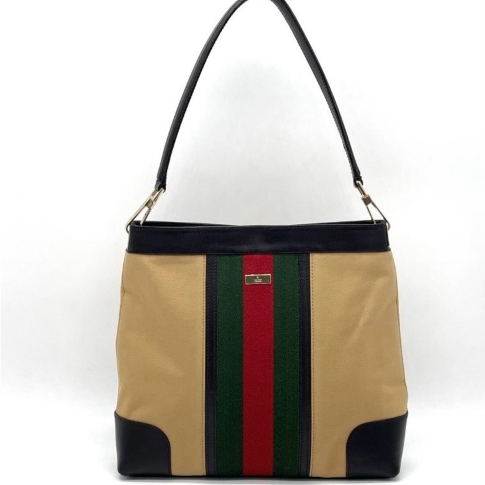Elegant Tan and Black Women's Bag